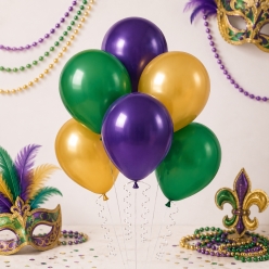 Purple, Gold & Green 12
